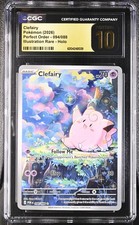 Imagen de Pokemon Clefairy 094/088 Illustration Rare Perfect Order - CGC 10 PRISTINE