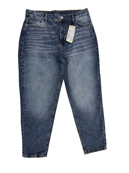 Trendyol Damen Jeans Gr. 42 High Waist Mom Jeans In Blau Hose KnöChellang-image