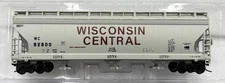 N Scale InterMountain 67031-01 Wisconsin Central 4650 CF 3-Bay Hopper WC #82800