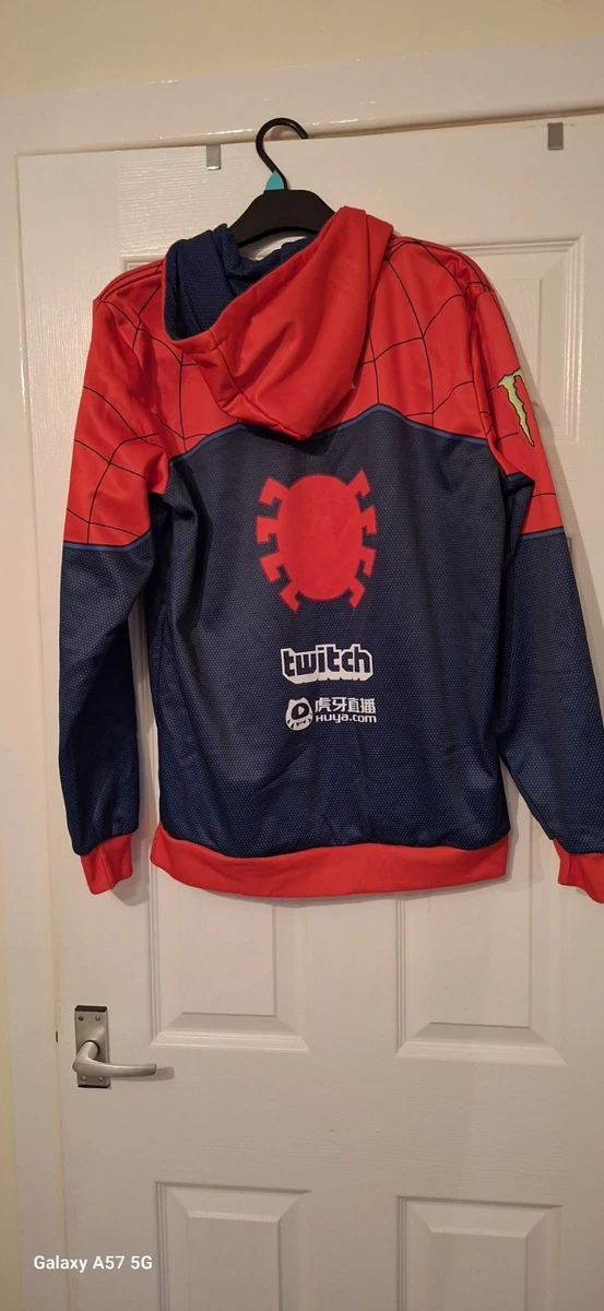 Marvel Spider-Man Team Pullover Líquido Sudadera con Capucha Logo Rojo/Azul Para Hombre’s S