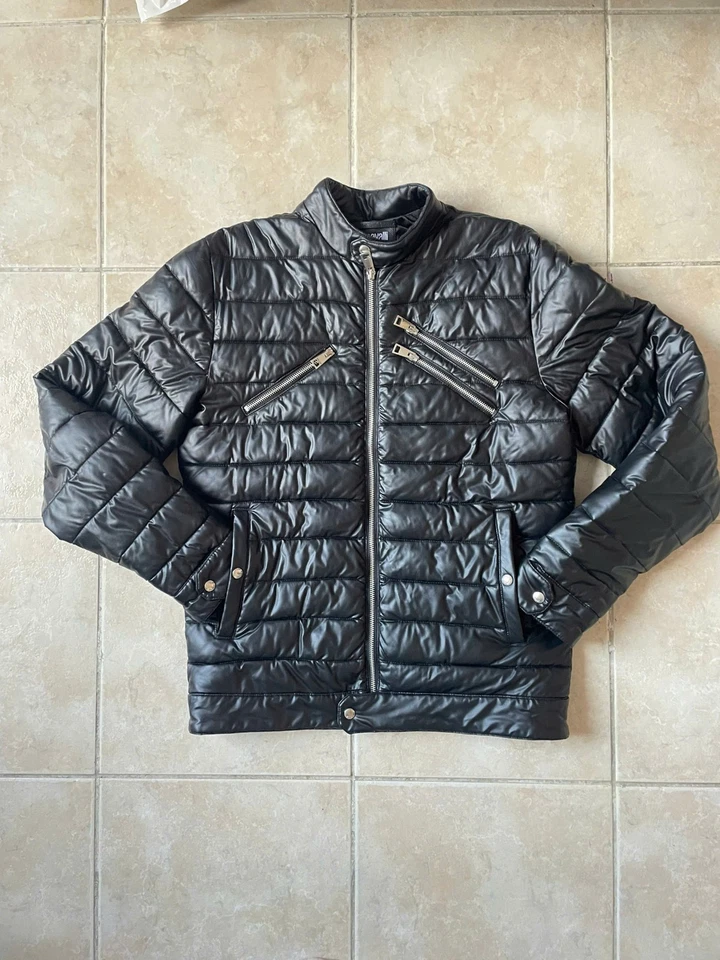 Just Cavalli Black Puffer Jacket - Imagen 2 de 4