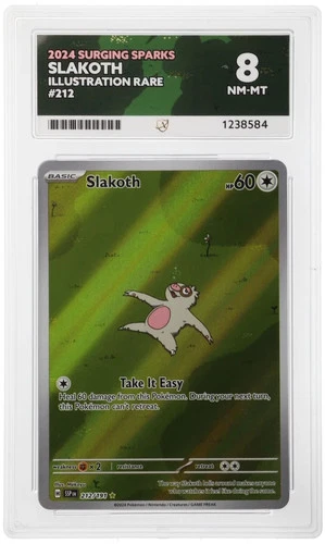 Slakoth 212/191 Illustration Rare Pokémon TCG Surging Sparks Ace 8