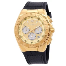 Technomarine Cruise Chronograph Quartz Gold And Silver Dial Watch TM-117004