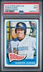 2014 TOPPS HERITAGE MINORS #175 AARON JUDGE - PSA 9