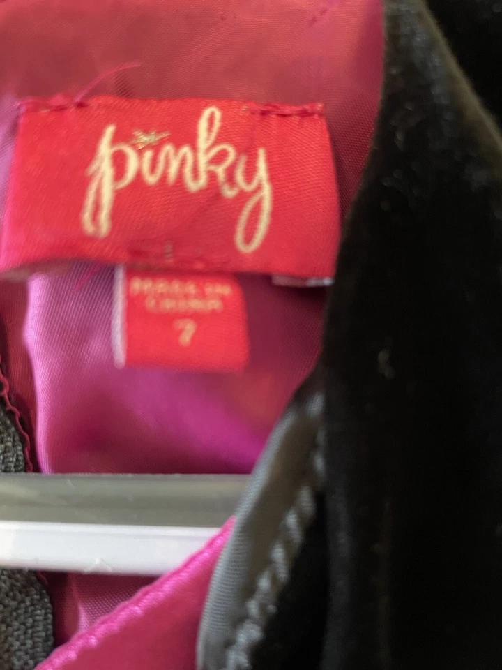 girls size 7 dressy dress pinky brand - Image 2 of 4