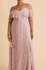 NWT Birdy Grey Floral Bridesmaids Dress Large