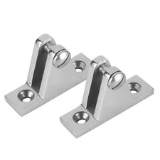 NRC&XRC2 PCS Marine Boat Deck Hinge Mount Bimini Top Fitting Hardware 316 Sta...