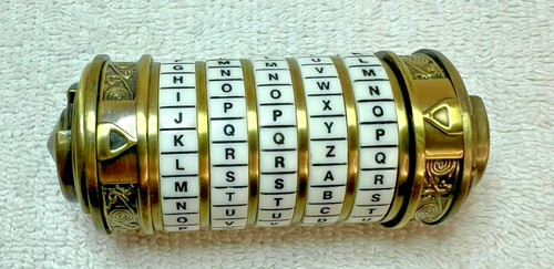 The Da Vinci Code Mini Cryptex Prop Replica by The Noble Collection, With Code
