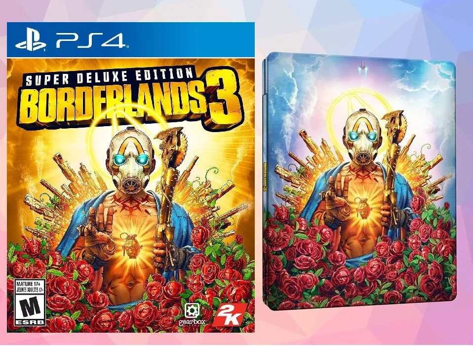  Borderlands 3 - Super Deluxe Edition (PS4) (PS4) : Video Games