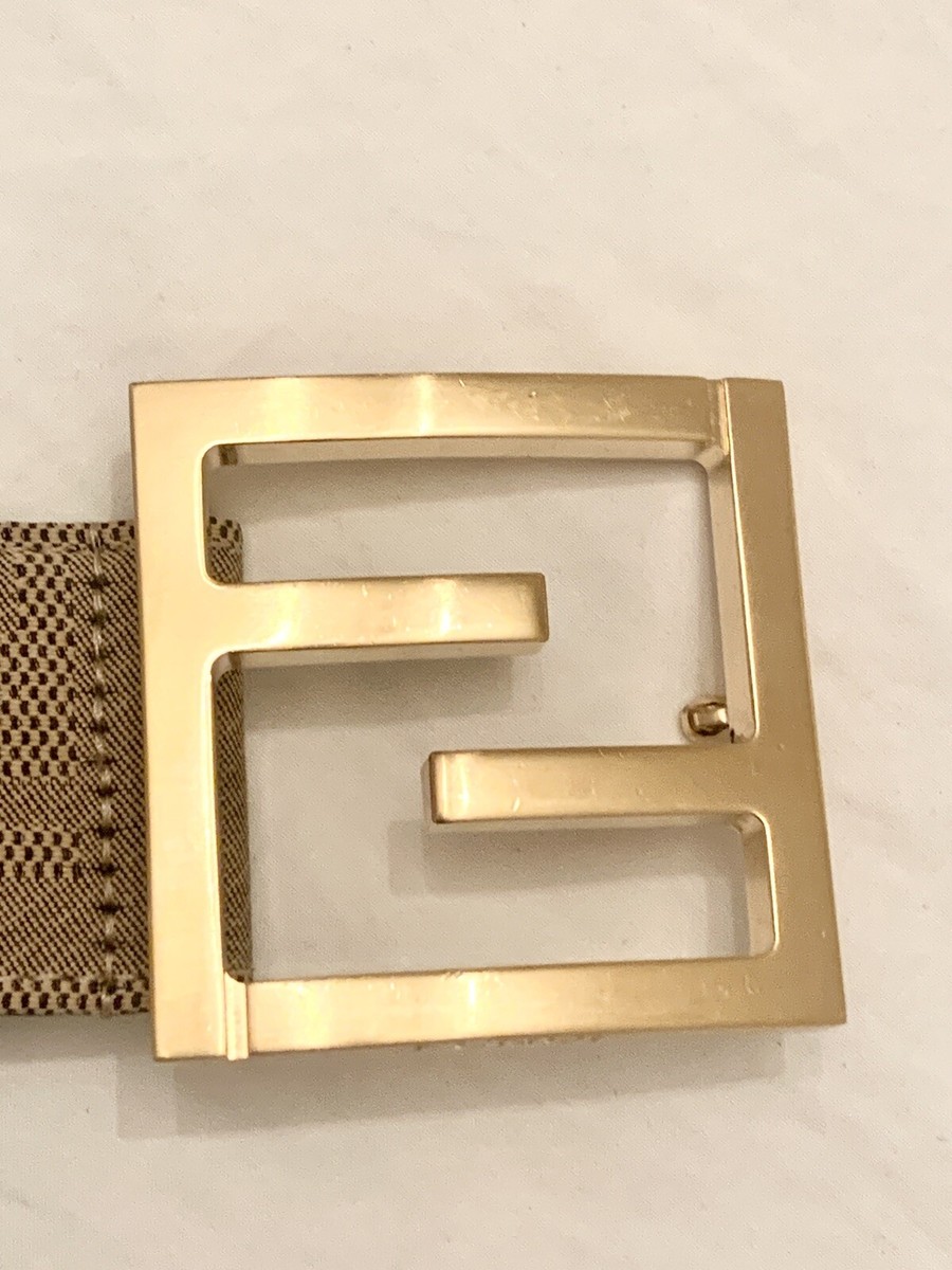 FENDI vintage (new) belt by Karl Lagerfeld Authentic FENDI By KARL LAGERFELD Vintage Zucca FF Belt | eBay main image 2