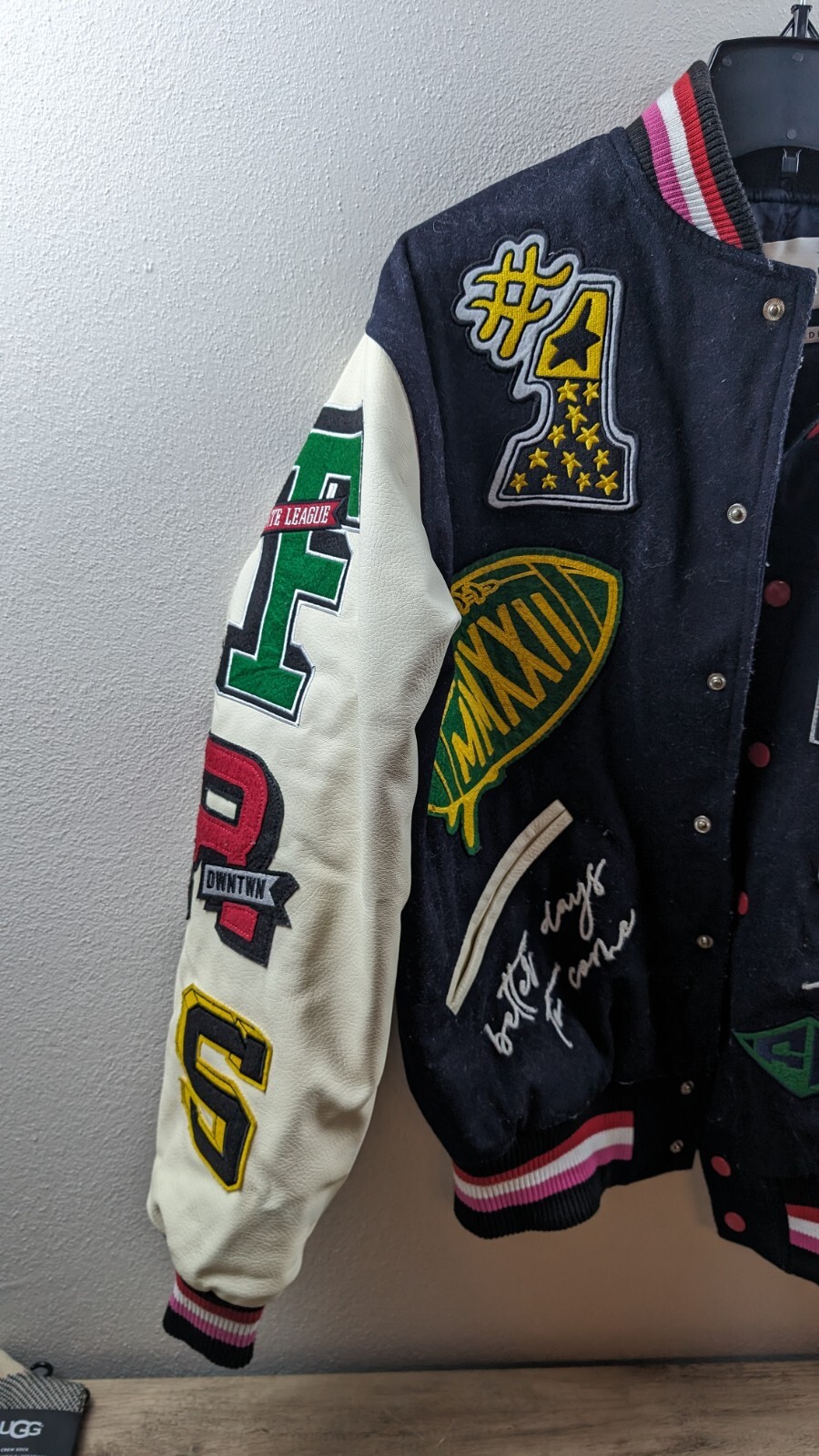 First Row Varsity All Over Jacket Keep Life Simpl… - image 4