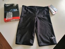 Speedo Competitive Swimsuit Jammers Swim Team Size 28 Team Black XS