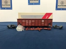 Weaver Pennsylvania (Flat End) #152879 36' 2-Bay Ribbed Coal Hopper Car KIT 958