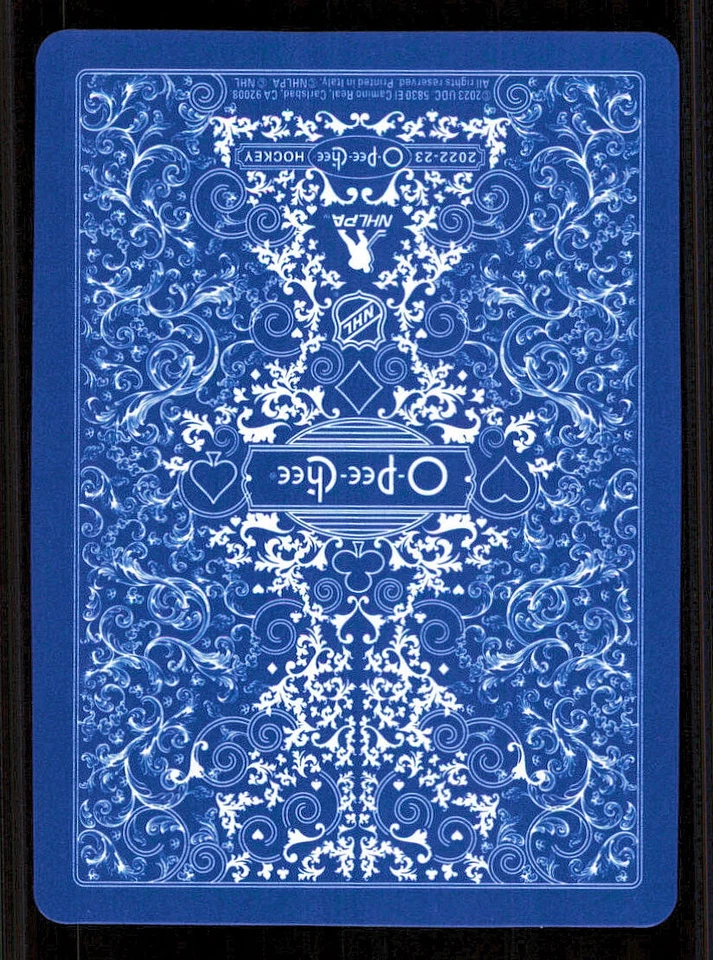 2022-23 O-Pee-Chee Playing Cards #5DIAMONDS Johnny Gaudreau - Image 2 of 2