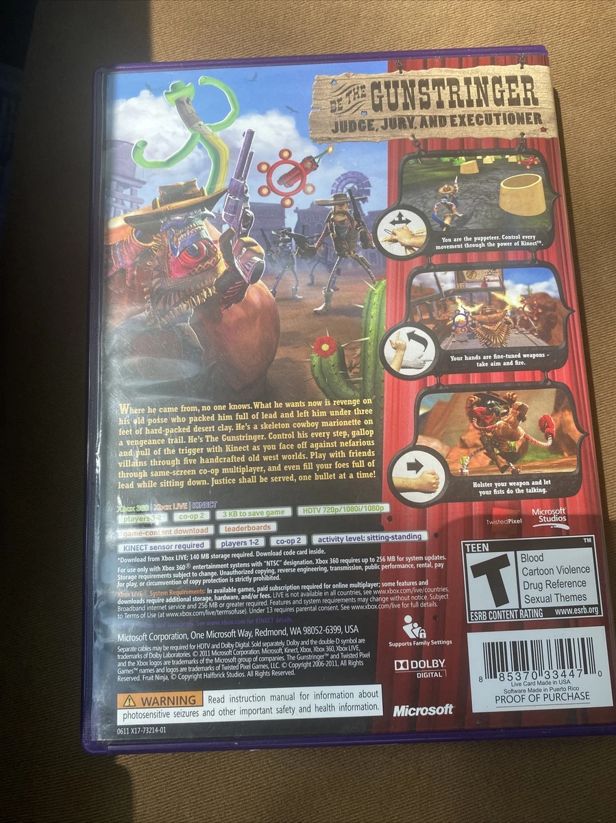 Jogo Kinect: The Gunstringer para Xbox 360