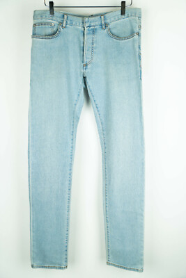 dior homme スキニージーンズ　ライトブルー DIOR HOMME Blue Denim Jeans Skinny Slim 31 32 33 Light Wash New