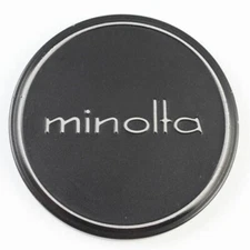 Minolta 57mm Black/Silver Metal Push-On Front Lens Cap