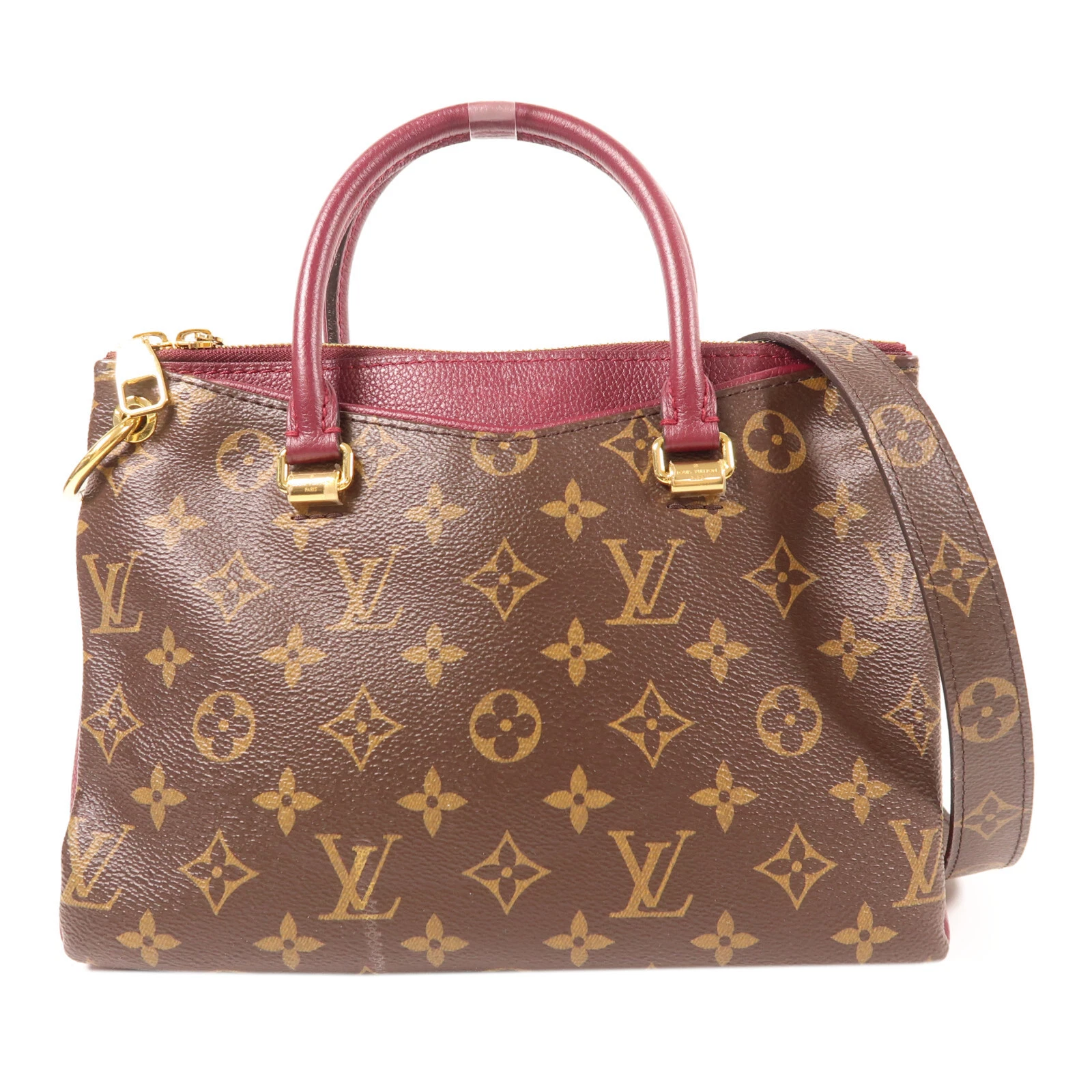 LOUIS VUITTON（LV） Borsa a tracolla Louis Vuitton Ghw Pallas BB 2 vie M42961 monogramma marrone viola