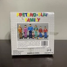 Pretend Play Family Figurine Set Of 8