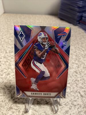 2020 Phoenix Gabriel Davis Prizm RC SP # /299 Buffalo Bills Rookie Red Parallel