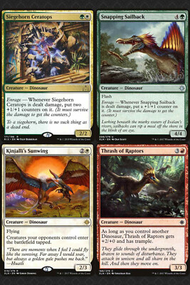 mtg dinosaur commander deck list MTG Commander Deck EDH Deck Pantlaza, Sun-Favored 100 Magic Cards Custom  Deck Dinosaur Kindred Dinosaurs