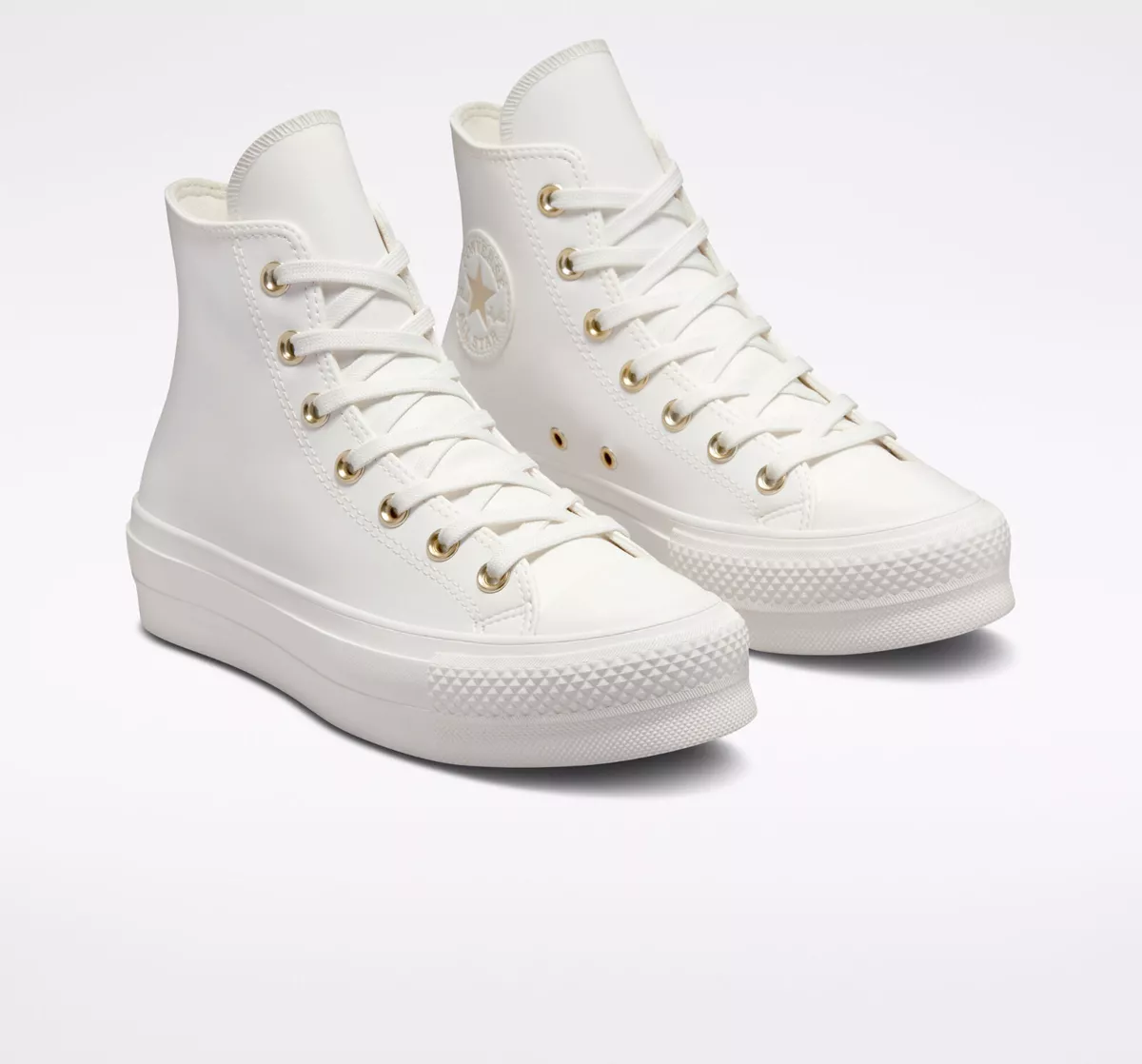 Tenis CONVERSE Chuck Taylor ALL STAR Lift Plataforma High Bege