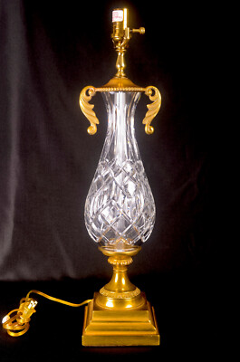 Genuine Waterford Westfield Crystal Lamp, with brand new socket and switch.
