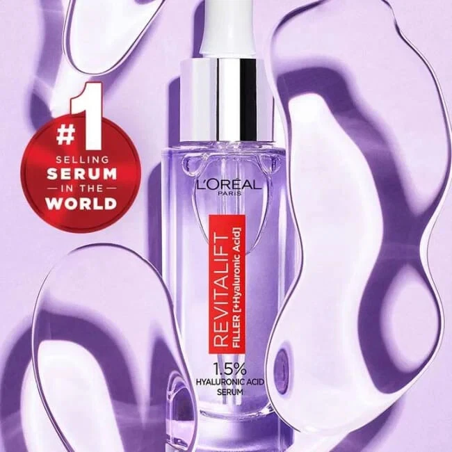 L'Oreal Revitalift Filler 1.5% Hyaluronic Acid Anti-Wrinkle Serum 30ml - image 2 of 4