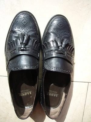 Schwarze Herren Slipper von Lloyd , echtes Leder, Gr. 42,5 / 8,5 - Bild 1 von 4