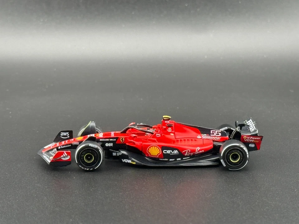 BBR Models Ferrari SF23 #55 C. Sainz 2023 Bahrain GP 1/64 - Image 2 of 4