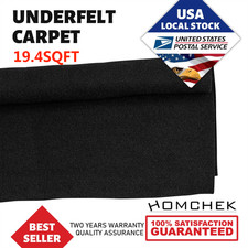 72"x40" Car Woofer Speaker Box Black Carpet Audio Wrap Trunk Liner Upholstery