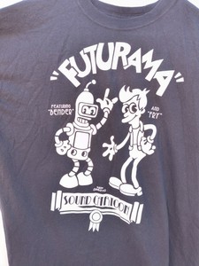 T-shirt Graphique Futurama Bender - Homme, Taille L, Gris, Rare Et Cool