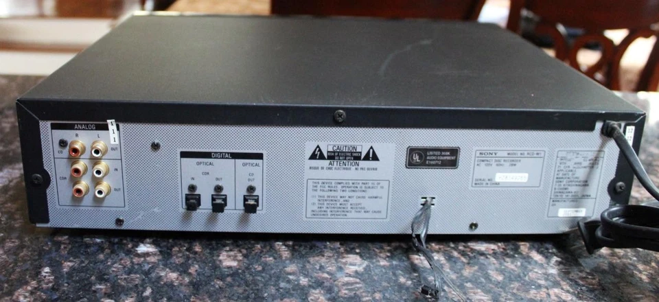 Vintage 2001 Sony RCD-W1 Dual CD CD-R CD-RW Compact Disk Recorder - Image 3 of 4