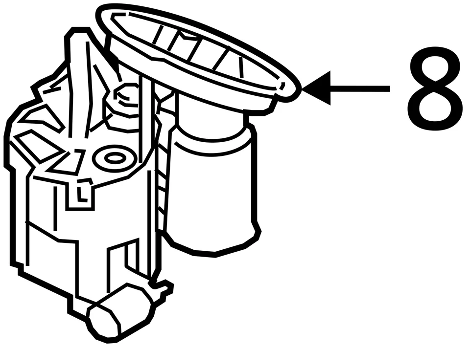 Fuel Pump Assembly Tank Mounted Fits 16-22 BMW X1 632535 - Image 4 of 4