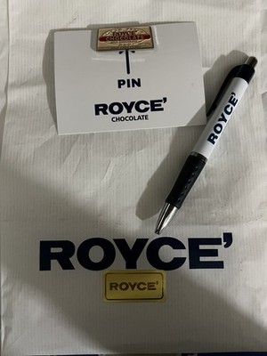Royce chocolate Enamel pin and Pen 