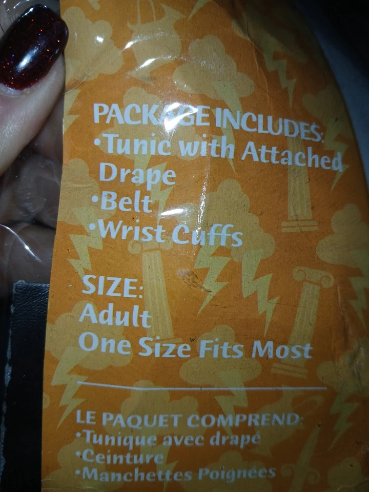 Nuevo Disfraz Para Hombre De Lujo Hombre Toga Romano Griego Adulto Con Brazaletes Y Cinturón Foto 2 de 4