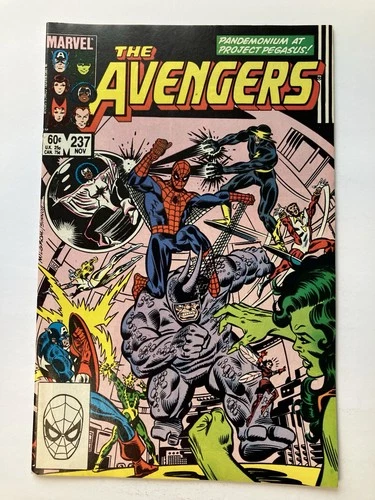 Avengers 237 VF 8.0 Amazing Spider-Man 1983 Marvel Comics $7 Flat Ship!