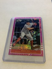 Brock Holt 2019 Panini Donruss Highlights Pink Firework #H11 Baseball Card