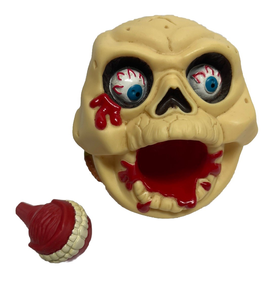 BLURP BALLS BONEY TOSSTEETH Madballs Skull Teeth Complete ERTL 1991 Vintage