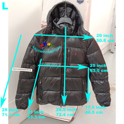 POLO RALPH LAUREN WATER REPELLENT DOWN JACKET COAT BLACK POLO RALPH LAUREN WATER REPELLENT DOWN JACKET COAT BLACK