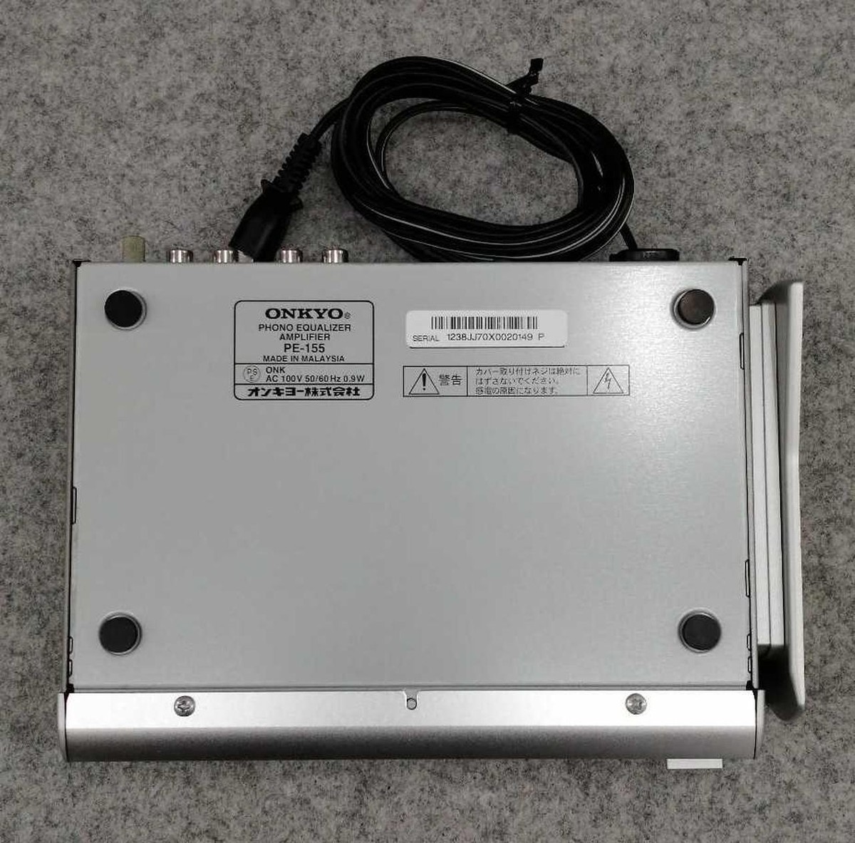 オンキョー フォノイコライザー PE-155 ヨドバシ.com - オンキヨー ONKYO PE-155（S） [フォノ