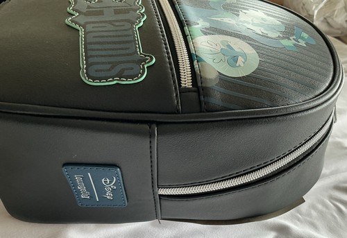 Disney Haunted Mansion 3 Grinning Ghosts Ezra Gus Mini Backpack Loungefly New - Picture 3 of 7