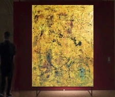 Mark Little Original Professional Painting 84”X62” (7 Foot) Abstract Modern XL
