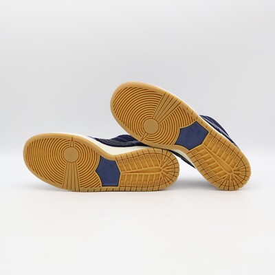 CV0316-400 Nike SB Dunk Low Sashiko Denim Gum Mystic Navy