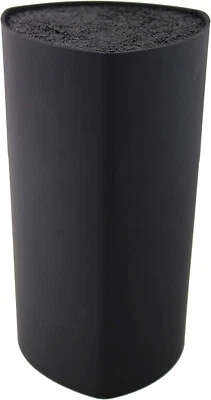 Grunwerg BLK-212BK Dreieckig Faser Messer Block, Plastik, Schwarz - Bild 1 von 4