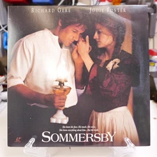 "Sommersby" Widescreen Laserdisc LD - Richard Gere & Jodie Foster Laser Disc