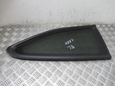 2015 KIA PRO CEED SR7 JD MK2 3DRS HATCH REAR LEFT SIDE QUARTER GLASS - Image 1 of 4