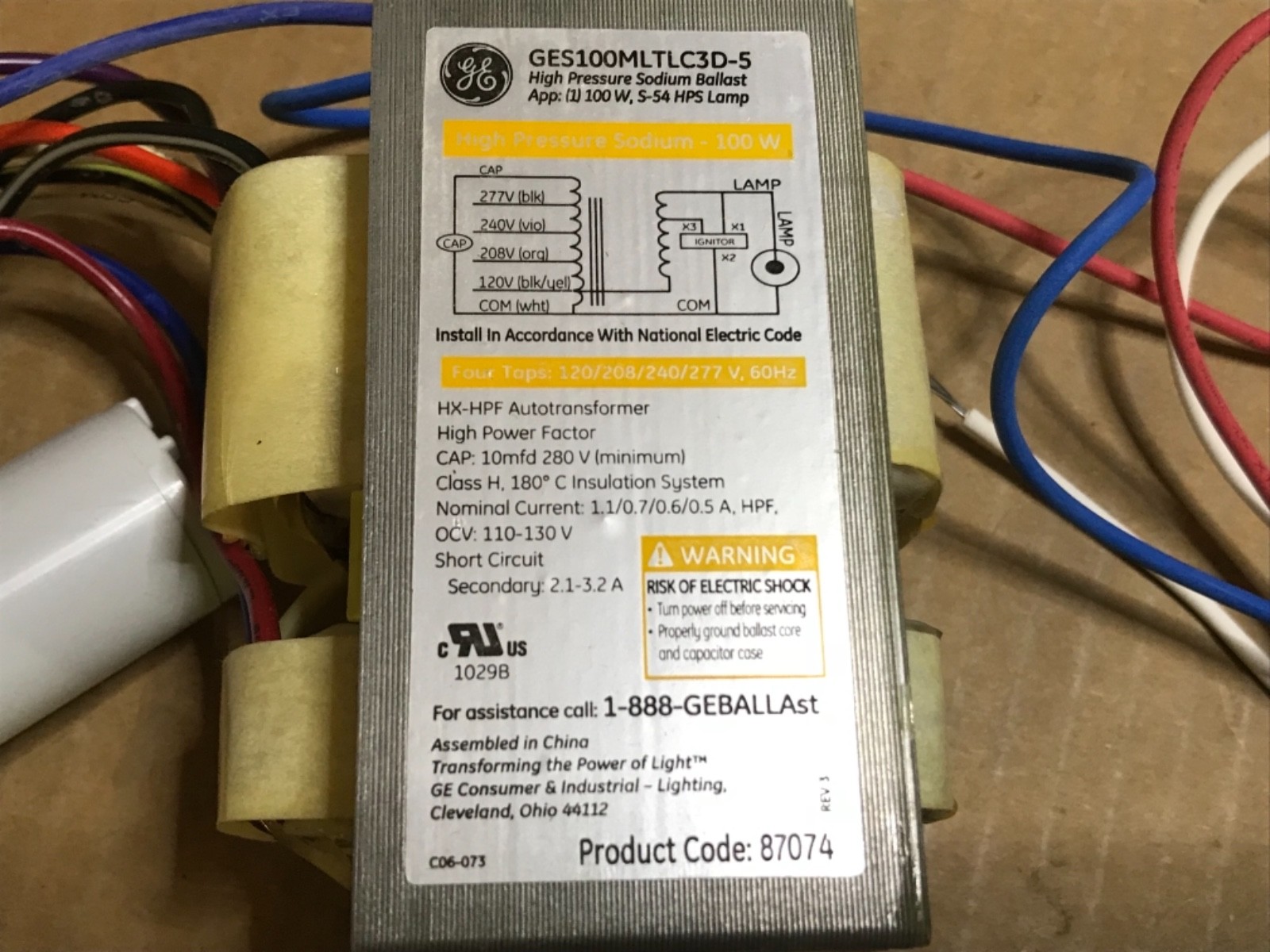 Wiring Manual PDF: 100w Hps Ballast Kit Wiring Diagram