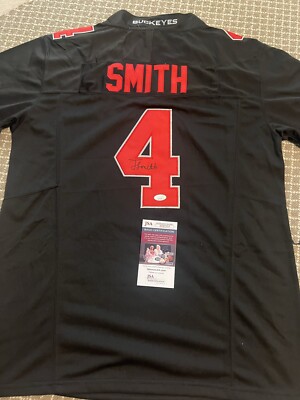 Jeremiah Smith Signed Autograph Ohio State Jersey RARE Ohio State JSA PROOF