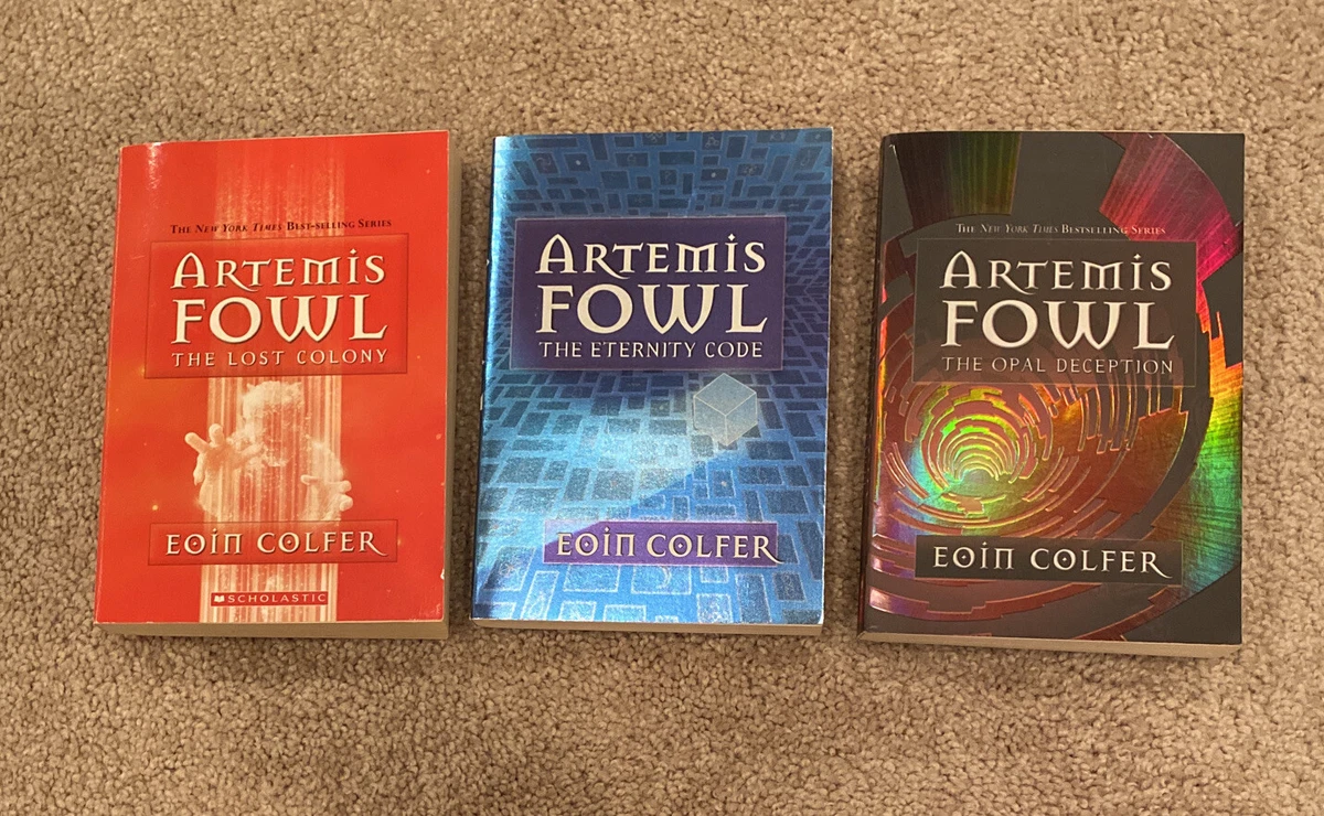 Lot 3 Artemis Fowl Series Books Set Eoin Colfer Hardcover Dustjacket Files  First